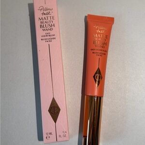 Charlotte Tilbury Matte Beauty Blush Wand in coral orange